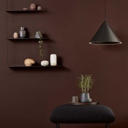 Woud Stedge Hylde 80 cm - Sort